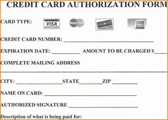 payment authorization template
