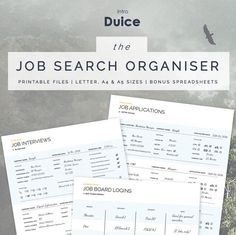 keep track of job applications