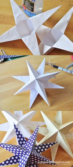 HOW TO Make A Folded Paper Star HOW TO Make A Folded Paper Star