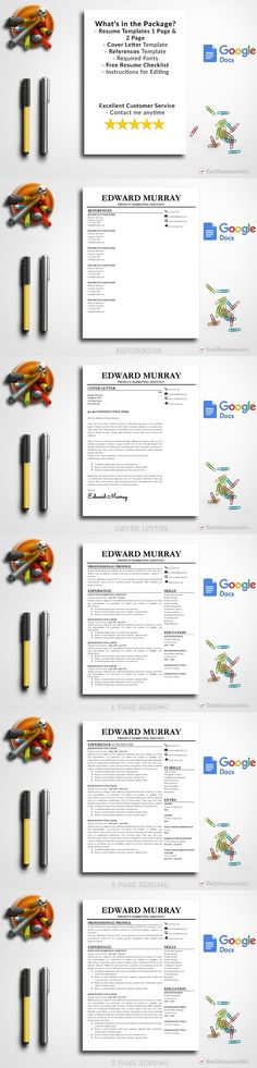 Modern Resume Template Google Docs Resume Design Pinterest - google docs resume templates Modern Resume Template Google Docs Resume Design Pinterest - google docs resume templates