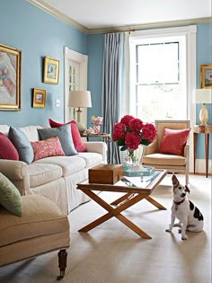 The 53 Best Blue Living Room Images On Pinterest Diy Add Fresh Hues To Your Home With A Spring Palette Blue And Pink Living Room