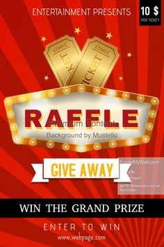raffle flyer poster template event flyer templates pinterest