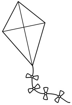 Coloring page. | Kite Coloring Pages | Pinterest | Kites, Craft and ... Coloring page. | Kite Coloring Pages | Pinterest | Kites, Craft and ...