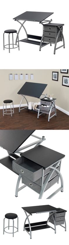 Drawing Boards and Tables 183083: Drafting Table Set Top Adjustable ... Drawing Boards and Tables 183083: Drafting Table Set Top Adjustable ...