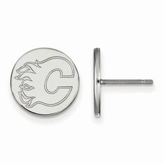 Roy Rose Jewelry Sterling Silver LogoArt Florida State University Crest Lapel Pin Roy Rose Jewelry Sterling Silver LogoArt Florida State University Crest Lapel Pin
