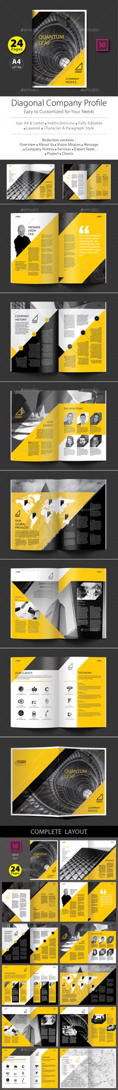 19 best company profile design templates images in 2019 company company template design