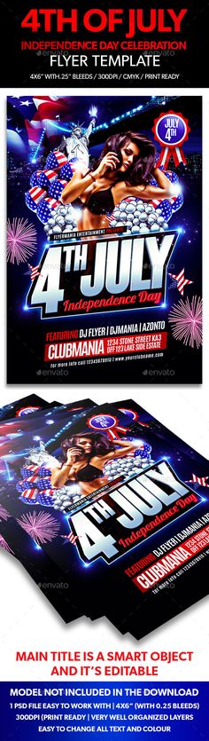 Independence Day Flyer Template Flyer template, Print templates - independence day flyer Independence Day Flyer Template Flyer template, Print templates - independence day flyer