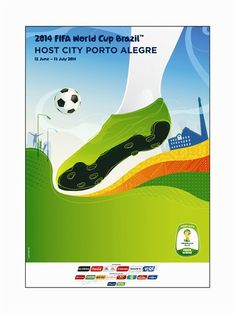 Paint Brazil Flag Wall Clock World Cup 2014