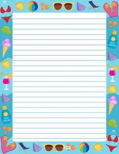 stationery paper with lines