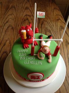 rugby pitch cake small i like this idea but to have child as noah
