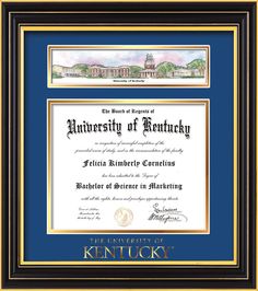 Landmark Publishing Texas Tech Red Raiders Mahogany Diploma Frame /& Lithograph