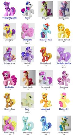 my little pony names and pictures list google search pony