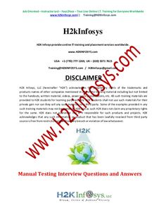 qa testing interview questions and answers