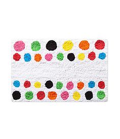 Creative Bath Silk Road Accessories Dillards Home Sweet French Bull Multi Dot Bath Rug Dillards