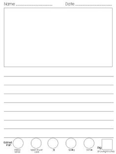 41 best kids printables writing paper worksheets images school printable writing paper for kindergarten