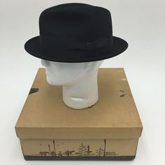 LLIND Home Middle-Aged Men Wool Fedora hat Mens Warm Ear Cap Autumn Grandfather Color : Black
