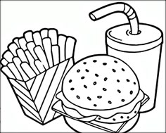212 Best Food Coloring Pages Images Books Free Coloring Pages For Kids And S Printable Fast Pizza Page Food