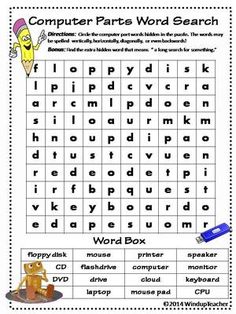Free Printable Computer Use Worksheets | ... computers ...