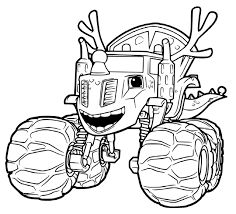 Blaze And The Monster Machines Coloring Pages Monsters and Birthdays