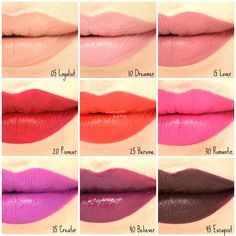 Maybelline Matte Ink Swatches Maybelline Pinterest Maybelline