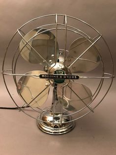 1931 PAPER AD Robbins /& Myers Electric Fan Fans 10/" Art Deco Face Plate
