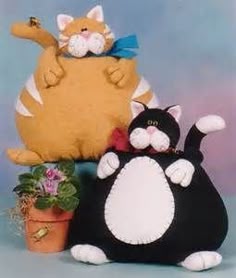 40 Idees De Chat En Tissu Animaux En Tissu Doudou Chat 40 Idees De Chat En Tissu Animaux En Tissu Doudou Chat