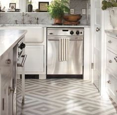119 Best Painted Concrete Floor Images Homes Little Cottages Kitchen Painted Concrete Floors Pantry Decor Design