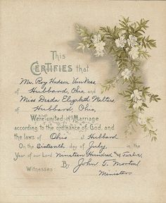vintage keepsake wedding certificate wedding certificate church marriage certificate sample