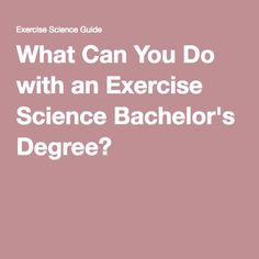 exercise science major salary