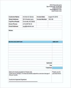 professional services invoice template free service invoice