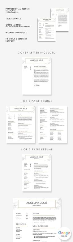 Resume/CV Template Gabrielle Cooke Clean Resume Pinterest Cv - google docs resume templates Resume/CV Template Gabrielle Cooke Clean Resume Pinterest Cv - google docs resume templates