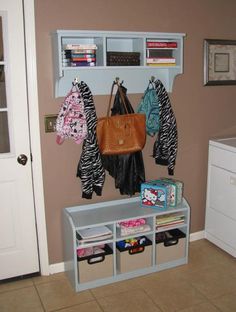 114 Best For The Home Images Diy Ideas Future House Cubby Bench And Storage Shelf W Hooks Diy Projects