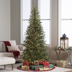 Delicate Pine Slim Pre Lit Christmas Tree Delicate Pine Slim Pre Lit Christmas Tree