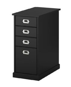 Metal Storage Bins Ikea Gloves Mail Etc On Floating Shelves קלימפן יחידת מגירות 70 33 שחור
