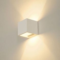Wandleuchte Bargum Light Pinterest Lights Interiors And Plastra Cube Wandleuchte Eckig Weisser Gips G9 Max 42w