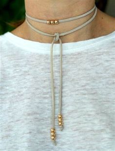 ★ BOHO LEDER CHOKER ★ braunes Wickel-Halsband
