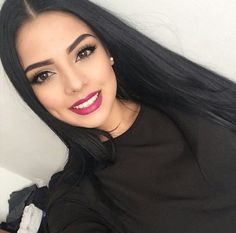 The 112 Best Jet Black Hair Images On Pinterest Gorgeous Trendy Hair Style 2017 2018 I Don T Know If She S Just Pretty