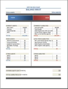 rate sheet template