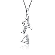 SLG-M007 Sigma Lambda Gamma Necklace with a 18 Silver Chain