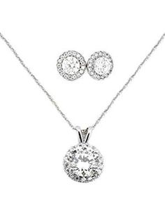 Gemstar Jewellery Round Orange Sapphire 925 Silver Stud Solitaire Earrings In 18K White Gold Plated
