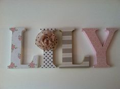 11 Best Wooden Letters For Nursery Images On Pinterest Cute Wooden Letters For Nursery In Pink Tan Black And White Matilda Jane Inspired