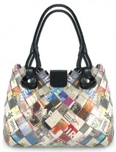 46 Best Handbags Made From Recycled Materials Images On Pinterest Handbags Made From Recycled Materials Candy Wrer Purses Purse Bags Wrers Paper
