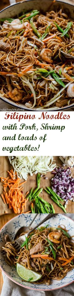 47 besten philippinisches essen bilder auf pinterest in 2018 filipino noodles with pork and shrimp pancit canton vikalinka