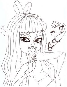 Have A Look At These Free And Ready To Print Monster High Coloring Pages Im Sure Youll Spend Ho