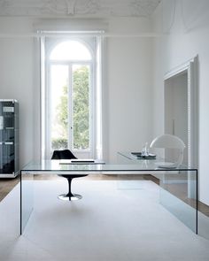 Modern Home Office Glass Desk crystal air deskgallotti | design pinuccio borgonovo Modern Home Office Glass Desk crystal air deskgallotti | design pinuccio borgonovo