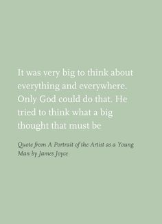 a portrait of the artist as a young man essay