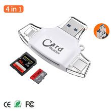 Alician CE High Speed Mini Micro SD T-Flash TF SDHC USB 2.0 Memory Card Reader Adapter Black