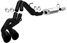 Truck Exhaust Kits DIY dual exhaust system 2.5 pipe Magnaflow RC Tip Side Exit