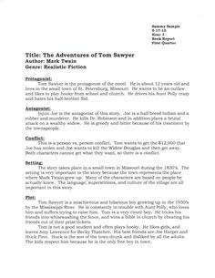 sample college book report how to write a book report for high