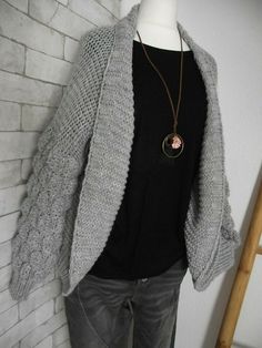 Strick Pullover locker gestrickt Kurz Pulli Altrosa 38 40 42 NEU Made in Italy